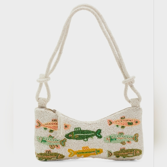 Marshalls Handbags - NEWLY RELEASED MADE IN INDIA BEADED WOMEN'S SHOULDER BAG " "FISH THEME"